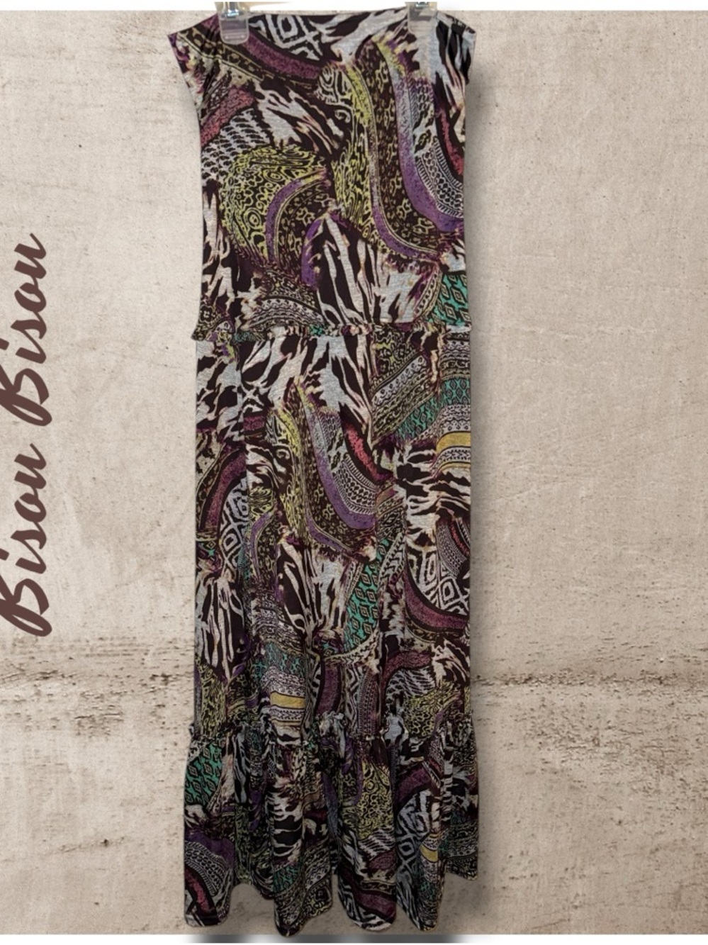 🌺Bisou Bisou Multicolor Printed Maxi Skirt